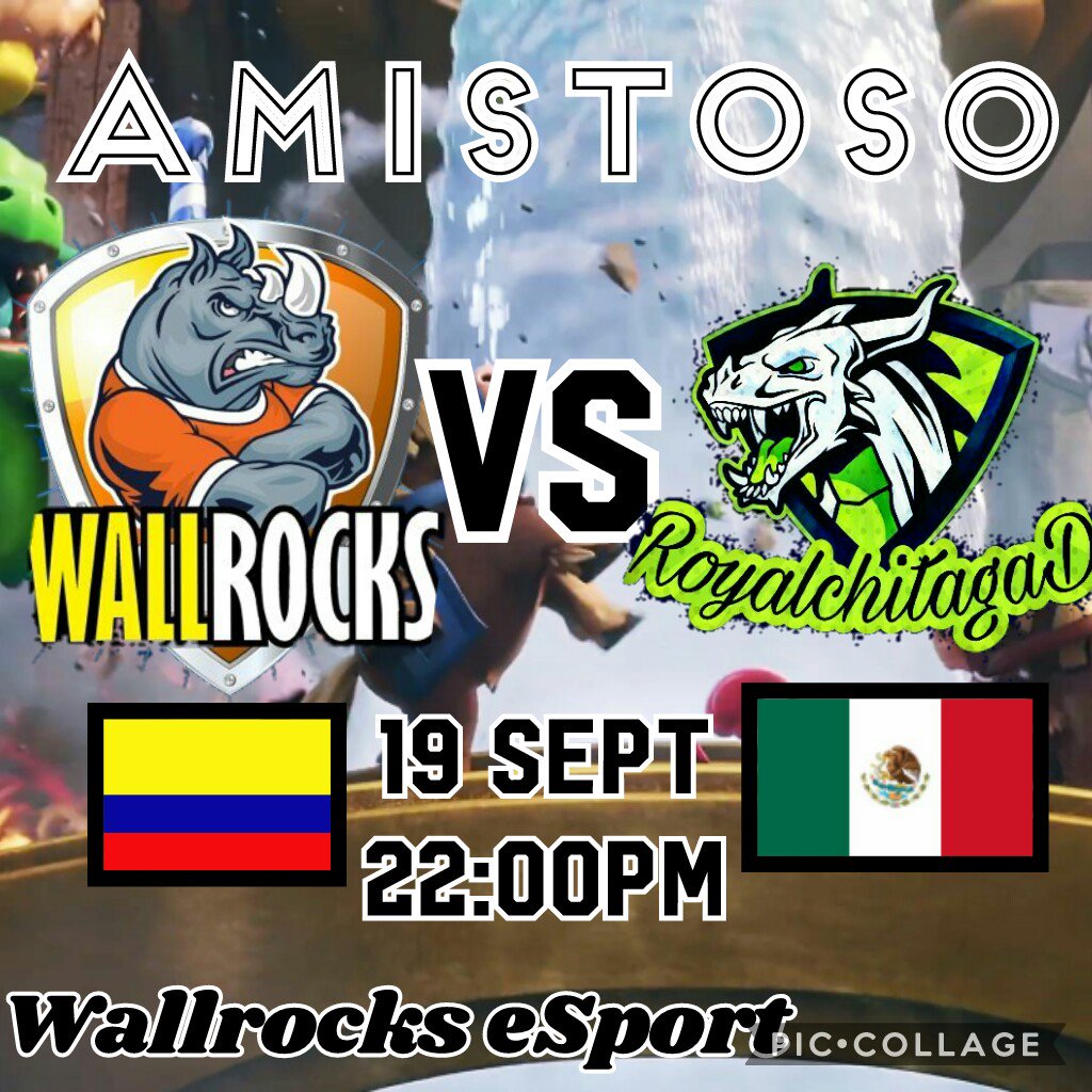 Wallrockscr's tweet photo. @Wallrockscr vs @RoyalChitagaD Hoy Cd México y Bogotá a las 22:00Pm #VamosWallRocks https://t.co/Cq7qP5HFOf