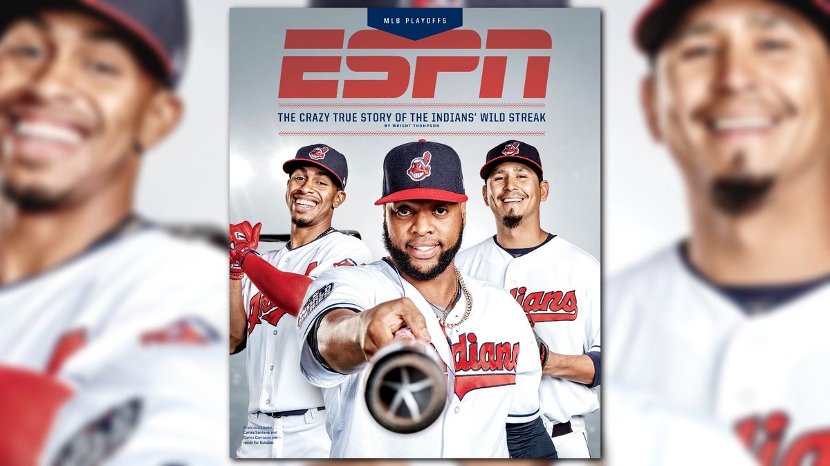 Cleveland Indians featured on cover of ESPN The Magazine's MLB Playoffs issue on.wkyc.com/2hfyGAk