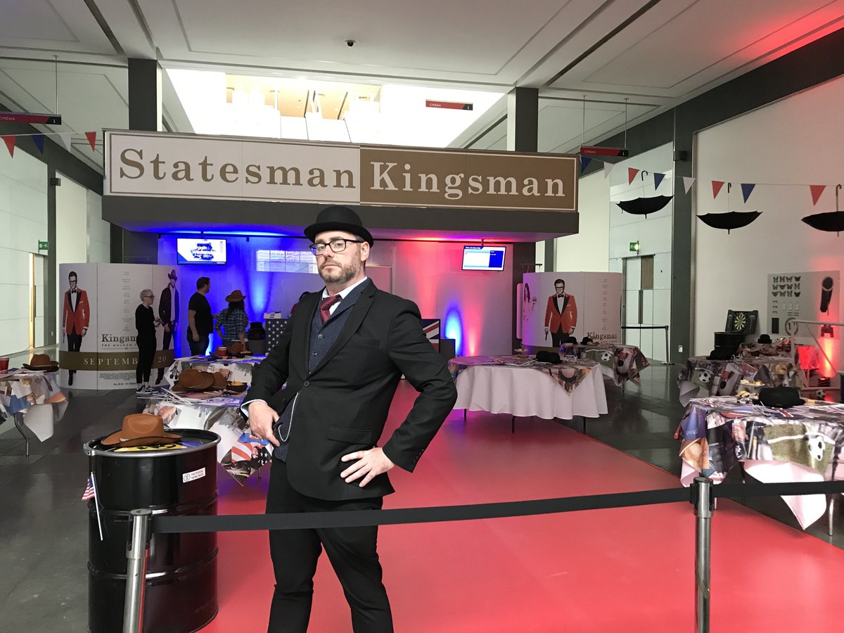 Ready for the showdown! @20CenturyFoxIRL #kingsman #statesman <a href="/TaronEgerton/">Taron Egerton</a> <a href="/PedroPascal1/">theus</a> <a href="/channingtatum/">Channing Tatum</a> <a href="/halleberry/">Halle Berry</a>