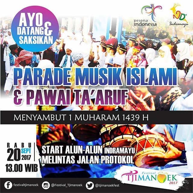 IMDermayu's tweet photo. #instadermayu PARADE MUSIK ISLAM DAN PAWAI TA'ARUF . 📸 : @festival_tjimanoek . #festivaltjimanoek2017 #imdermayu… https://t.co/QO5pi485Iz https://t.co/z0pUFhJ7Xf