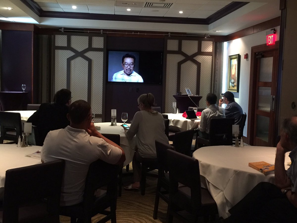 sueflaherty's tweet photo. Gene Kim viewing event in Tysons Corner live !!!!#RedHatDevOps @1Vizuri https://t.co/CtITxUvyYv