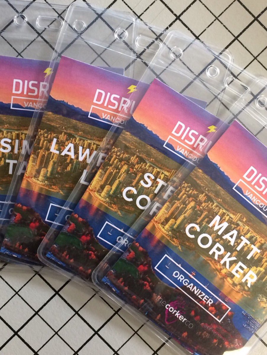 Today's the day! We're so excited to see everything come together for tonight's #disrupthryvr!