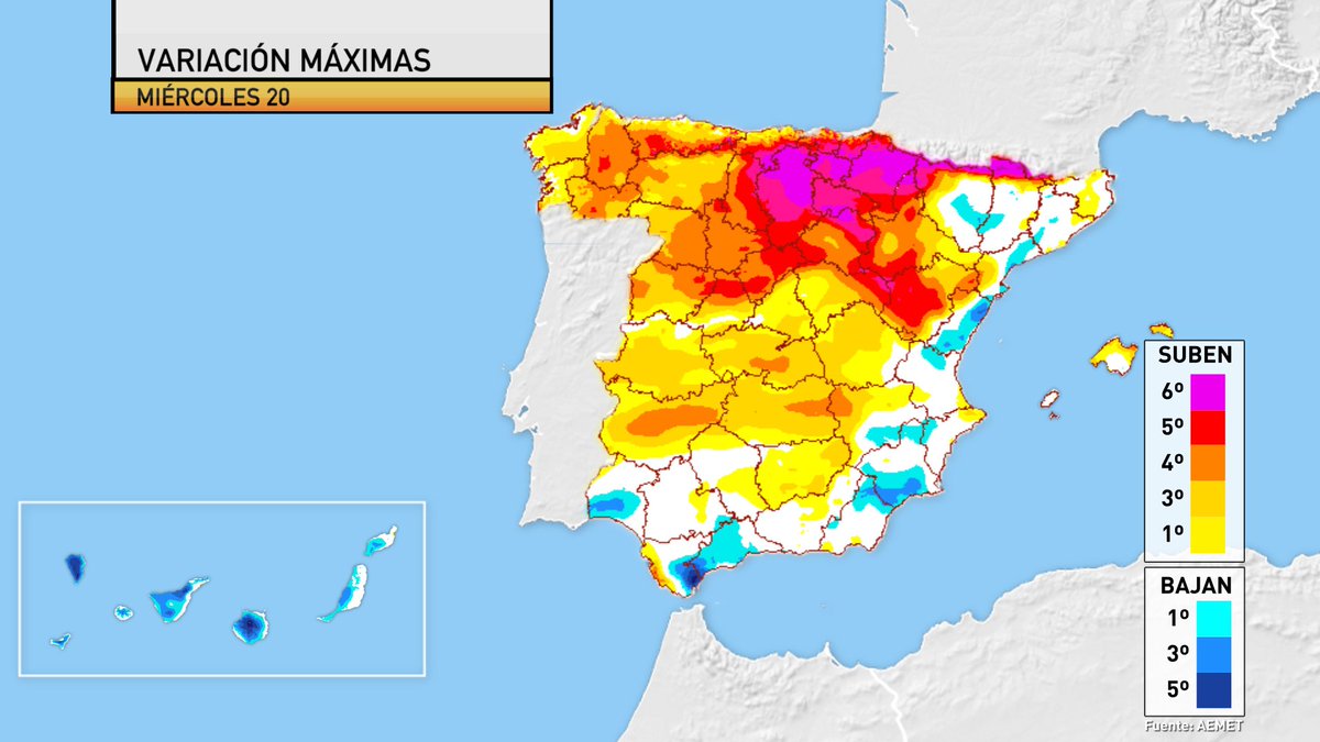 tiempobrasero's tweet photo. Mañana miércoles,
sol y más calor.

El verano continúa
#TuTiempo https://t.co/VUuP6ftAXf