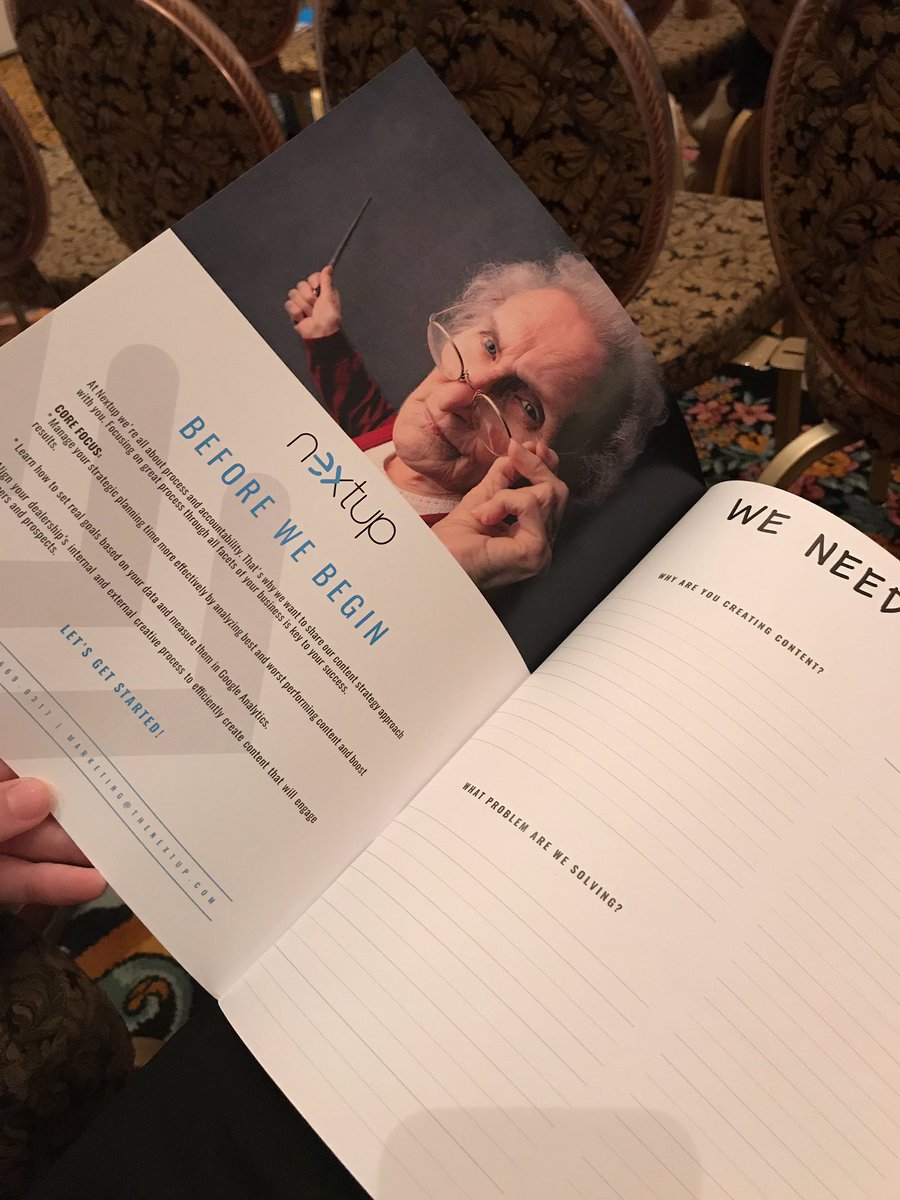 Hands on session with @BrentWees includes a booklet with a lot of blank pages to fill in. #DD23