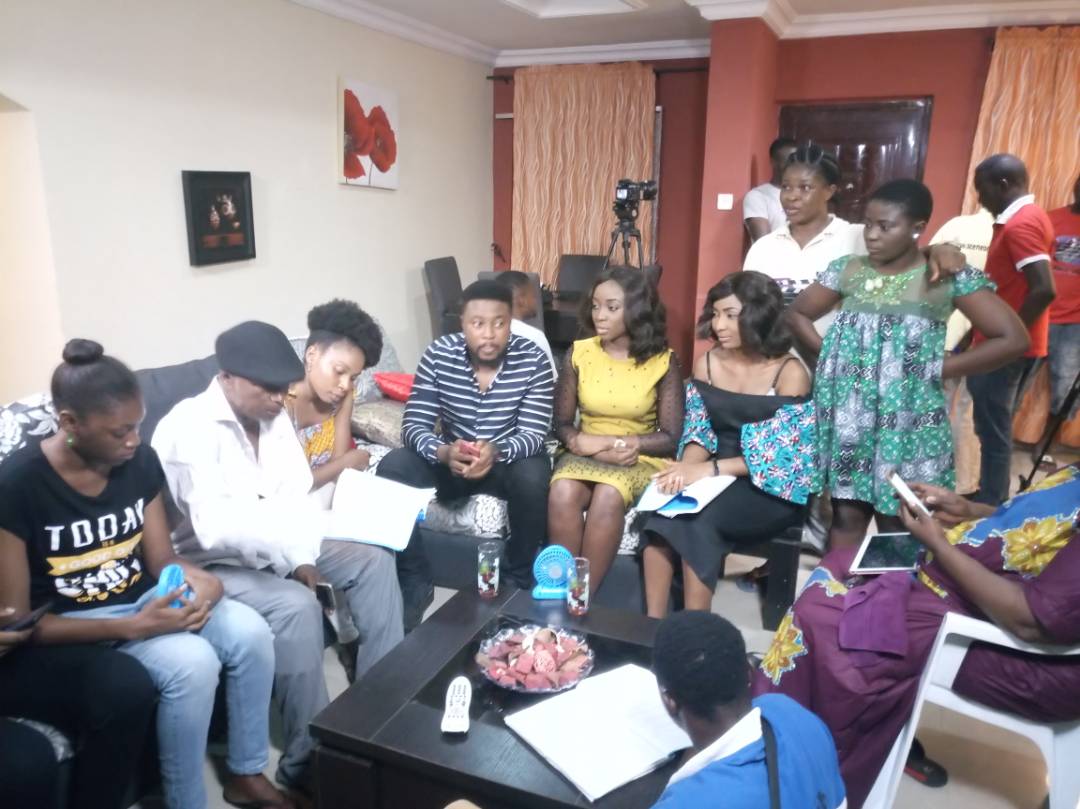 imoheboh's tweet photo. Coming soon, from #SceneOnTV #Cornerstonesthemovie... my citation is building up with @funkeakindele #MrsFAB #WorkingMachine https://t.co/KFYJi7frPr