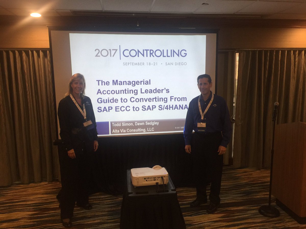 jdelvat's tweet image. .@AltaViaConsultg taking the stage on Managerial Accounting at #sapcontrolling