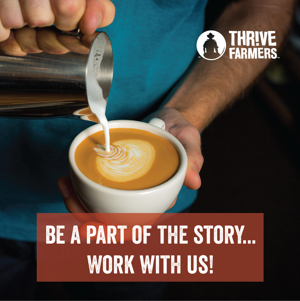 thrivefarmers's tweet photo. Passionate about #Coffee? Be a part of the #story and work with us! We will train you and give you the tools you need to succeed! #job https://t.co/rCfcGfDMAU