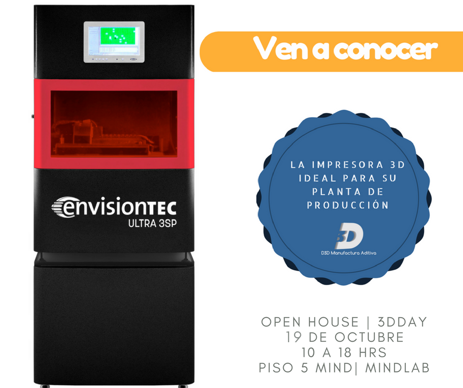 d3dmx's tweet photo. Conoce las características de la #ManufacturaAditiva @EnvisionTEC  y soprendéte con lo que puedes desarrollar en ella en nuestro #OPENHOUSE https://t.co/JKYvRyV2E9