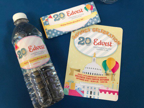 CelticAdvPR's tweet photo. Celebrating 20 years of @Edvest529 at the @WICapitol. #edvest #savingforcollege #wisconsin https://t.co/CVQZSMF0gb
