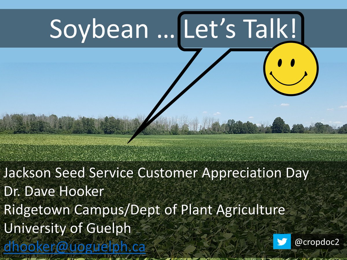 Excited to give a rather fun presentation at Jackson Seeds in Dresden, ON later this afternoon.
