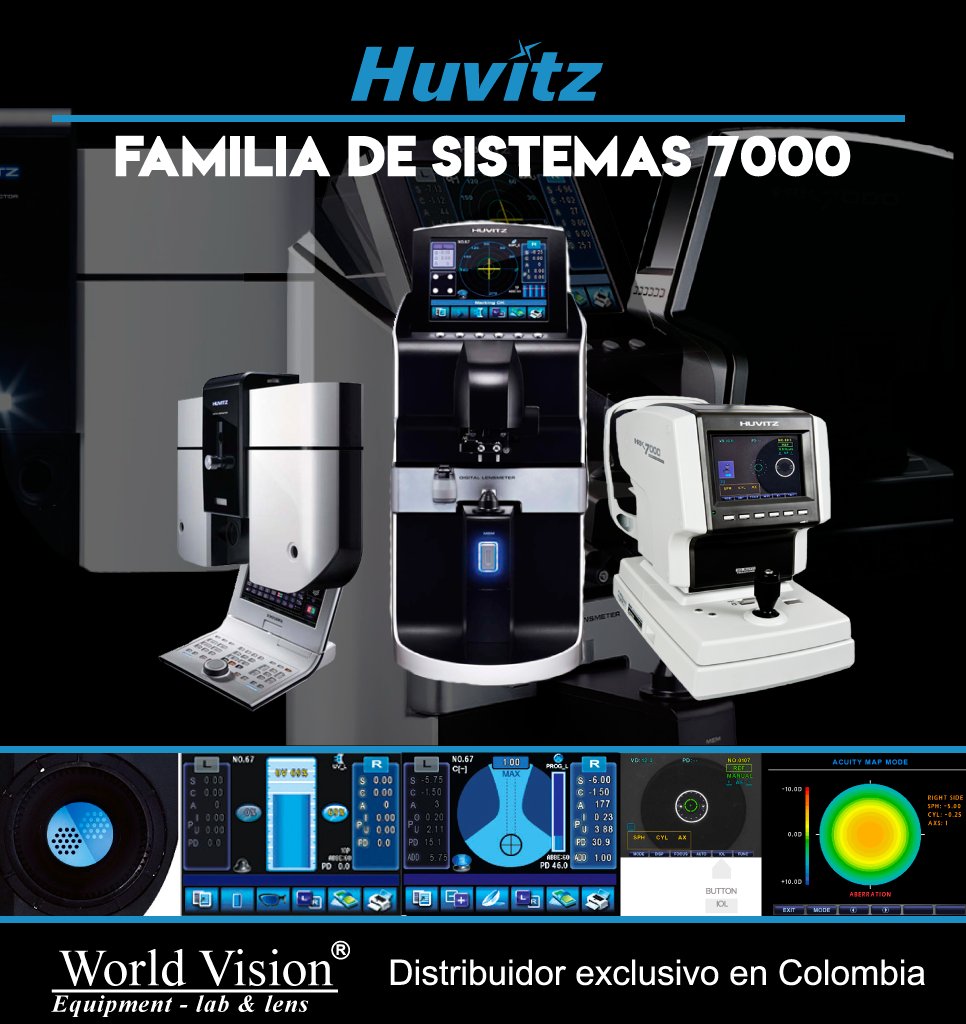 wv_huvitzCO's tweet photo. Para los que buscan exactitud y calidad, la mejor opción es la familia de productos 7000 de #Huvitz, #WorldVision un #UniversoDeOpciones https://t.co/k1vNxwHwsM