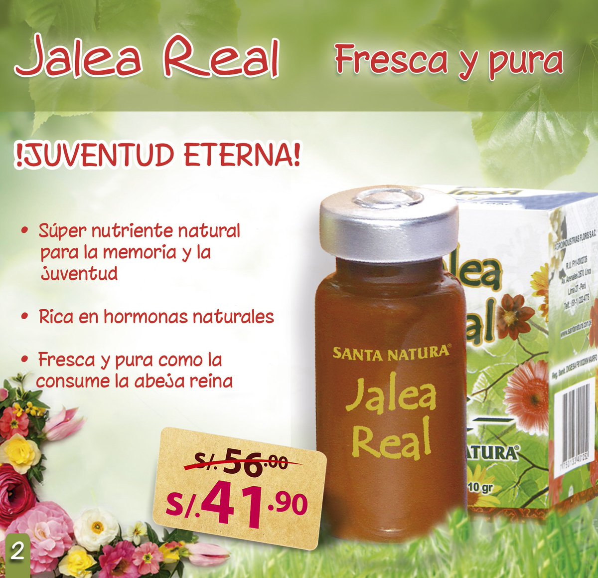 ¡HORMONAS NATURALES! Para la memoria y la juventud consume JALEA REAL fresca y pura como la consume la Abeja Reina.
¡Llámanos! T: 222-4775