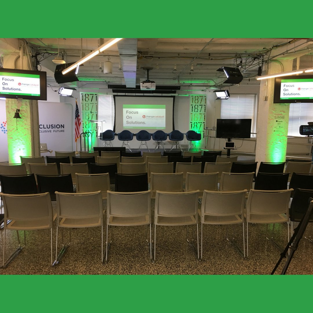 Excited to be settled into 1871 with thanks to their fabulous and oh so helpful staff - We've got Live CART captioning too!