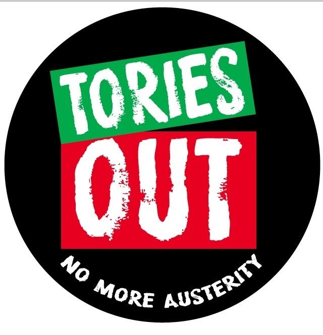 brightonPA's tweet photo. 'Take back Manchester #ToriesOut'. 1 Oct demo at the Tory Conference. Get your cheap transport from Brighton now https://t.co/UreVunG80B https://t.co/19RYfOKz28