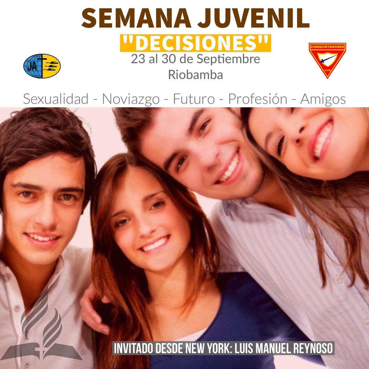 Una semana especial para nuestra Juventud en #Riobamba con Luis Manuel Reynoso (EEUU) 
<a href="/prertonkohler/">Erton C Köhler</a>