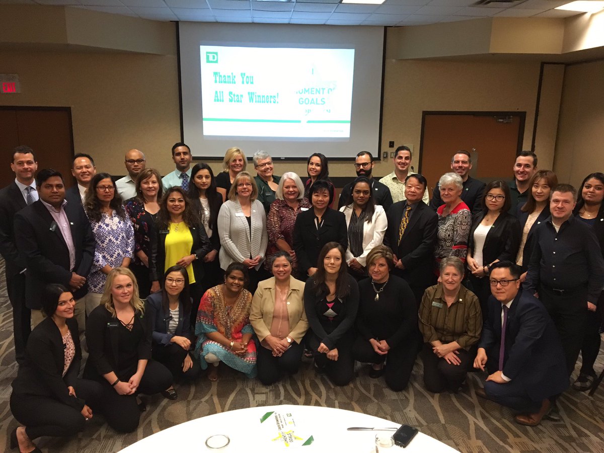 Congrats to all our #AllStar Top Performers in Manitoba! Thank you for joining us on your tour @robertghazal_TD #tdb80 #MBthon17