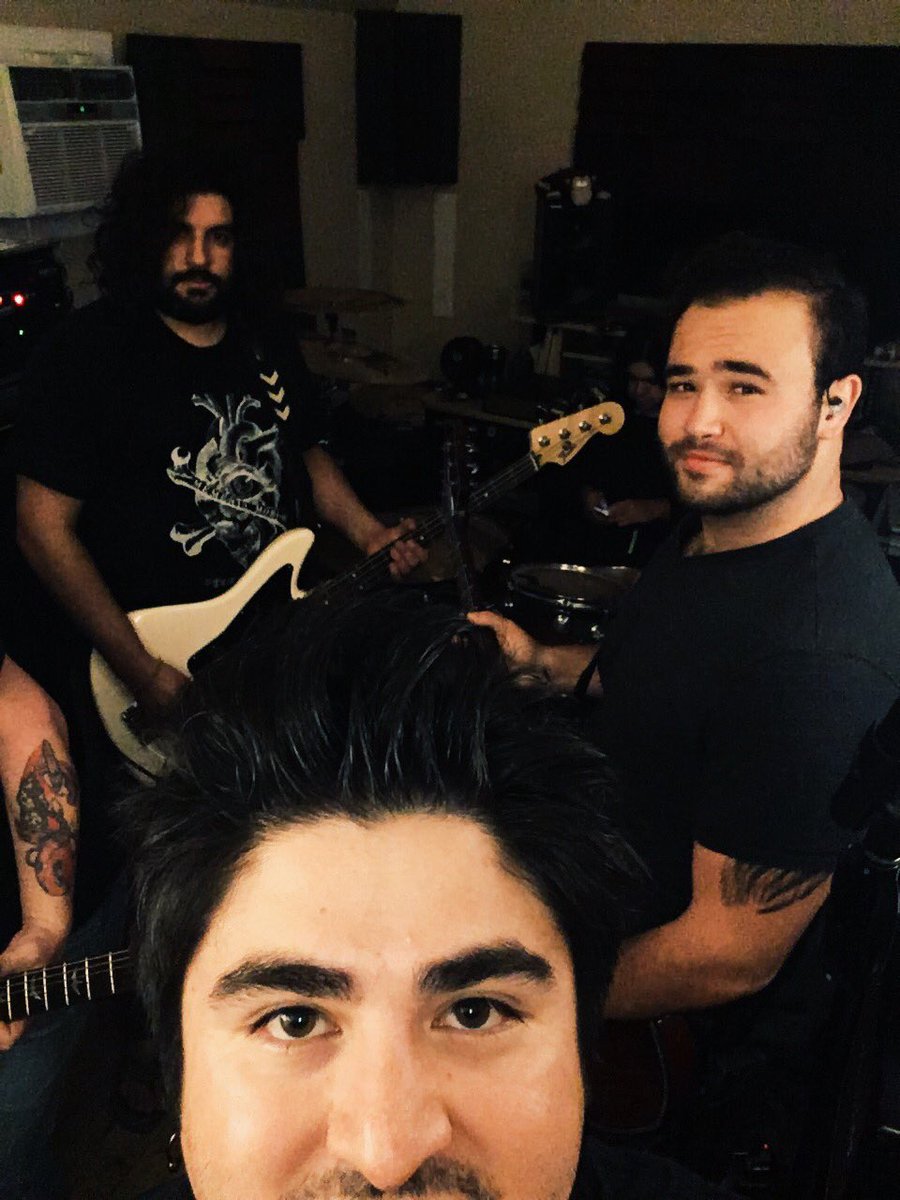 thetakingband's tweet image. Rehearsal room rear view cam with the fellas... #TheTAKING #NewMusic #COMINGSOON