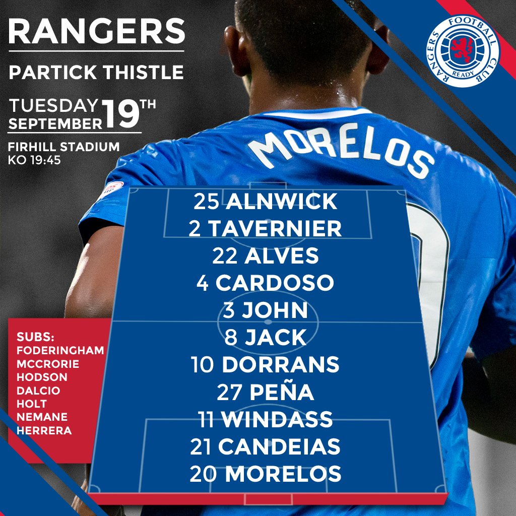 Rangers Football Club on Twitter "📝TEAM NEWS RangersFC make three