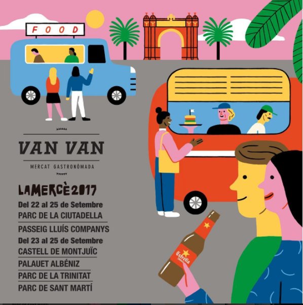 ¡Contando los días para el @vanvanmarket que hará historia! Os esperamos en Pg. Lluís companys 📍 #lamerce2017 #Barcelona #streetfood