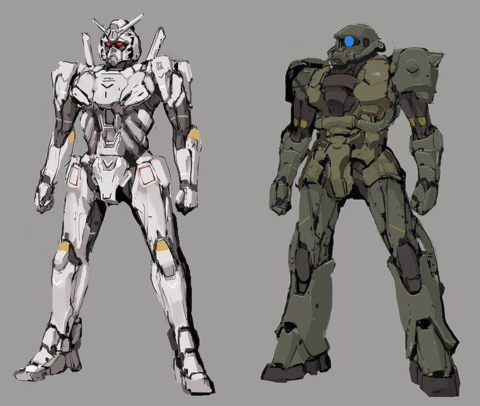 「mobile suit no humans」 illustration images(Oldest)