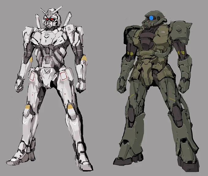 そろそろCNT筋繊維的なガンダム来るんじゃね?と思って描いたらなんかキモくなった。 