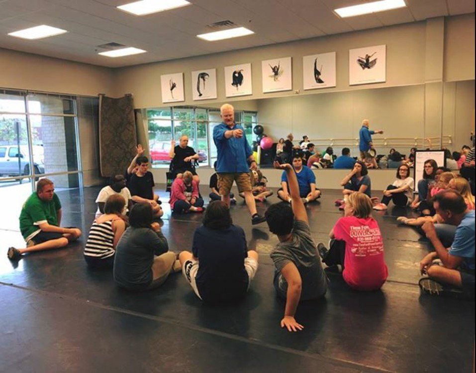 BacklightProd's tweet photo. Check out this action shot of our music class yesterday! Our students are loving their music teacher, Butch! https://t.co/uGXbxCdYoA