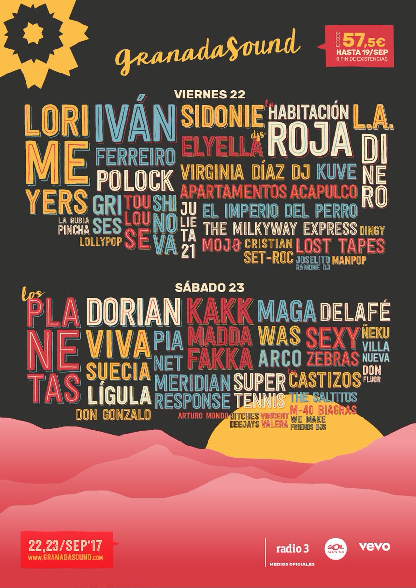 Este fin de semana llega una nueva edición del Granada Sound ultrasonora.com/este-fin-seman…