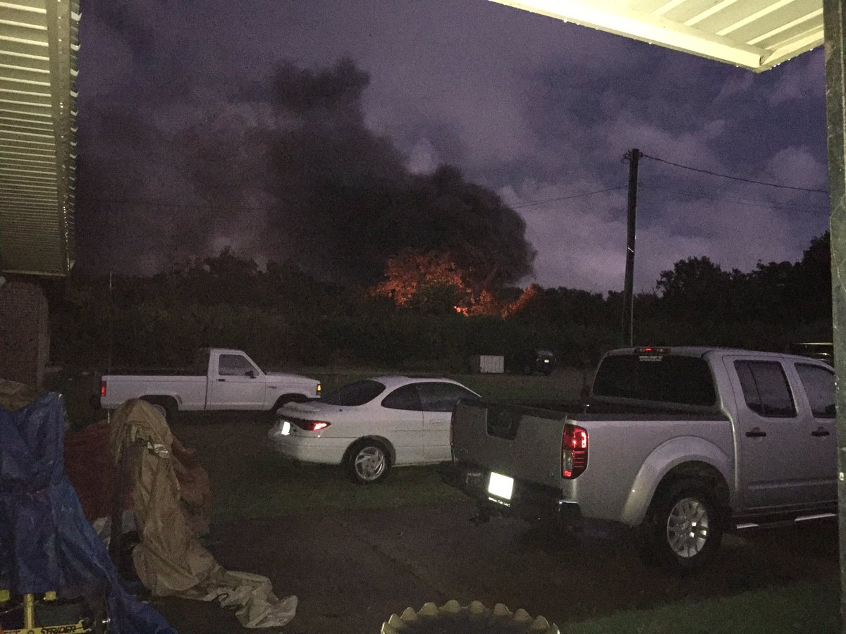 2000Frasier's tweet image. Heard a very Big Bang during a lightning storm last night. The pics below tell the story.