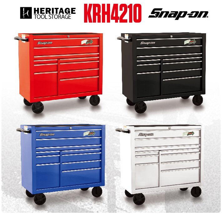 スナップオン　snap-on KRLシリーズ　ワークステーション　バンク HERITAGE待望の最上級モデルKRH4210シリーズが遂にリリース開始！強化