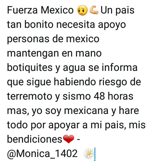 dmsfollow_fam's tweet image. EMERGENCIAS📞
Cruz Roja 065
Servicio de emergencia 911
Bomberos 068
Policia 060

RT por favor soy mexicana mas info en mi acc: @Monica_1402