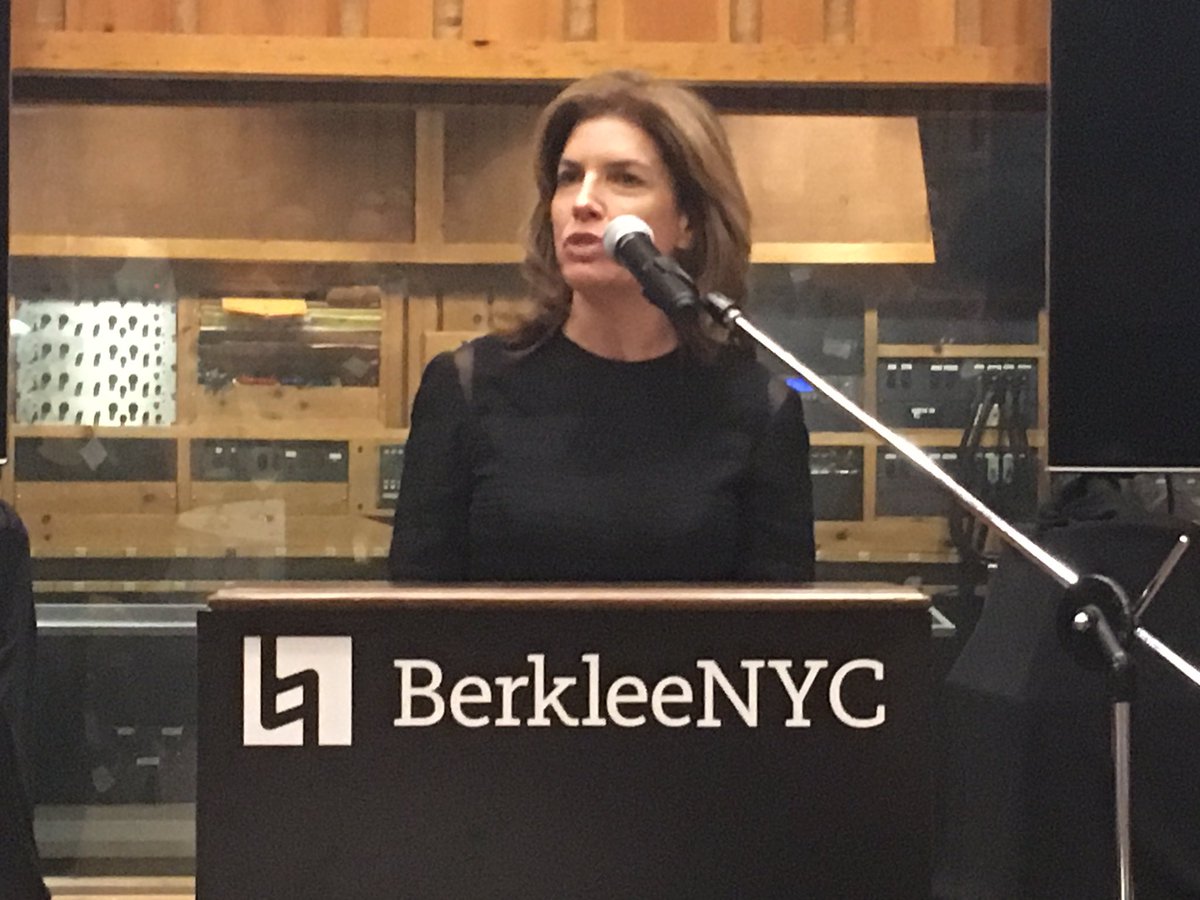 Cmsr. <a href="/JulieMenin/">Julie Menin</a> celebrates the launch of Power Station at #BerkleeNYC, which will offer both free &amp; tuition-based educational programs.