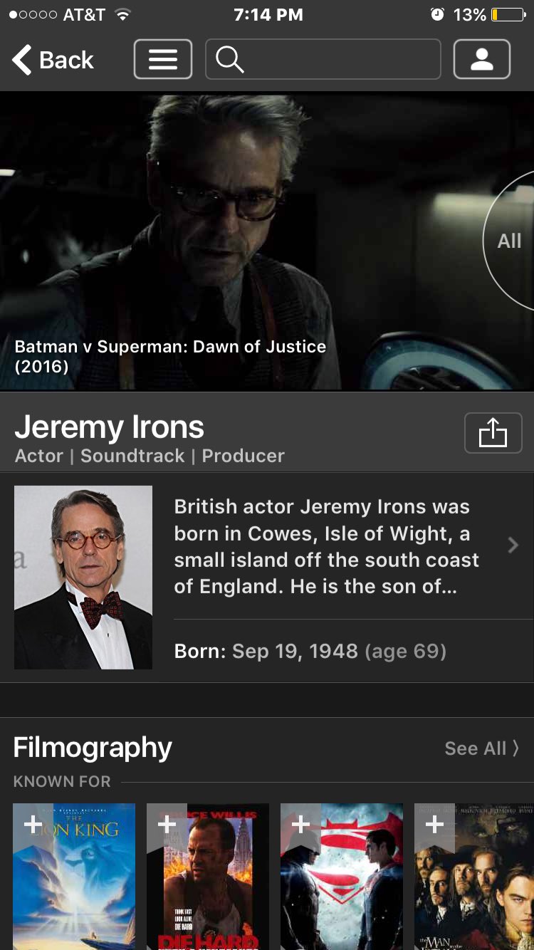    Happy Birthday Jeremy Irons   