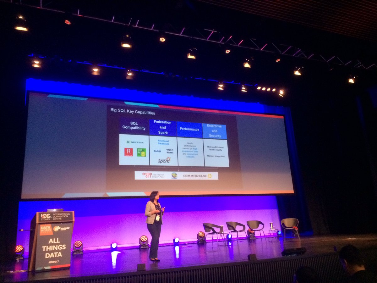 PaaSDev's tweet image. #DWS17 #bigsql