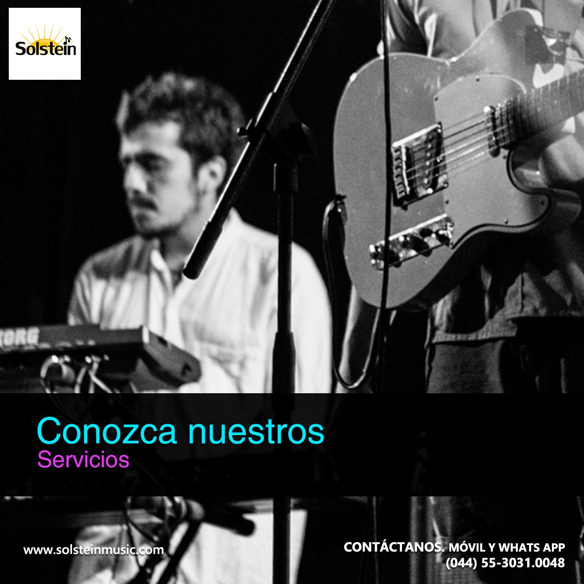 solsteinmusic's tweet photo. 🎼#SolsteinMusic 🎸#alejandroschaar
🎤CONOZCA NUESTROS SERVICIOS: https://t.co/pnHnZh853X 👈
Móvil y Whats App: (044) 55-3031 0048 https://t.co/UGKOzTTRP3