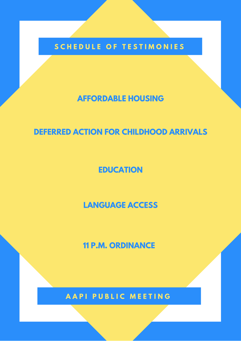 PhillyMCAAA's tweet image. Affordable Housing, DACA, Education, Language Access &amp;amp; the 11 p.m. Ordinance. Join us today at 4PM for AAPI public meeting - that means you!