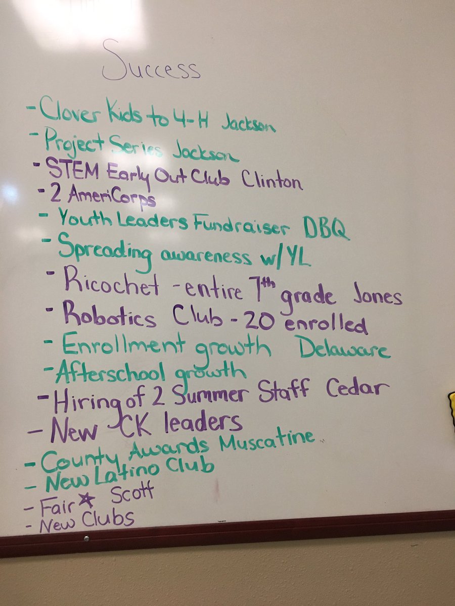 KatieJ_Peterson's tweet photo. Great things happening at the East Field Team meeting today! #4Hfuelswellness #countysuccess @Iowa4Hleader https://t.co/5LiGfU8g3I