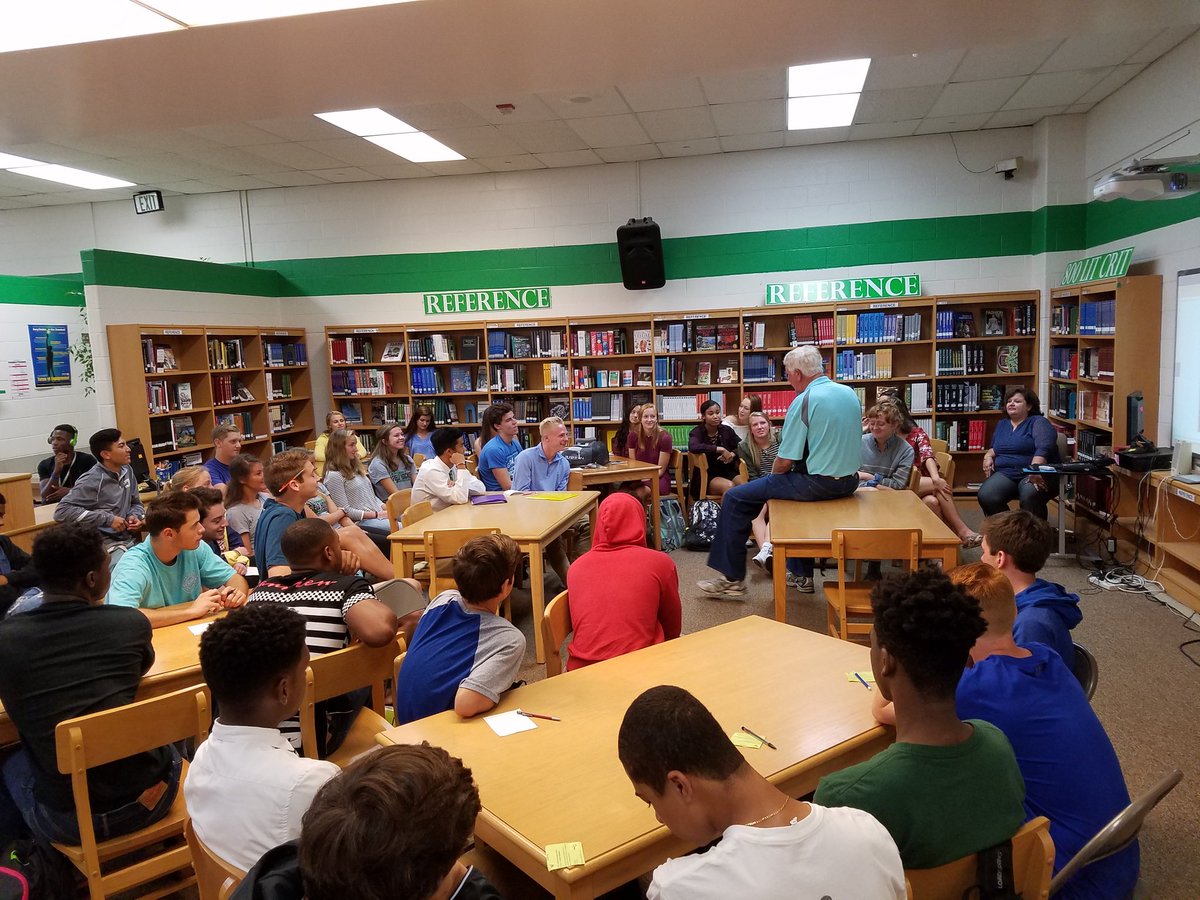 Our bball team and Athletic Leadership Council got a great talk from Lee Dedmon! Super inspiring! Thank you Lee!