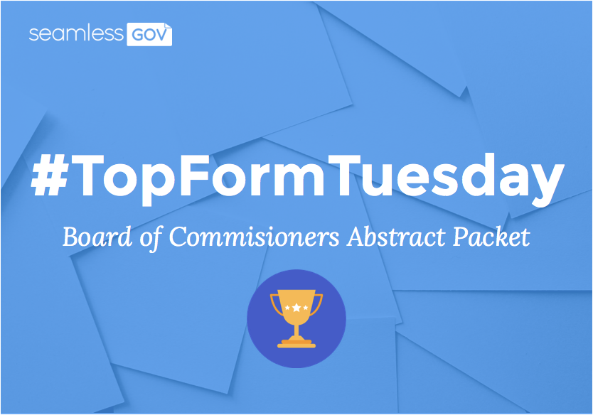 GovOS_Inc's tweet photo. Latest #TopFormTuesday: @leecountync unlocks efficiency with its BOC Abstract Packet form now online! #goseamless https://t.co/6vjNRQ8clb https://t.co/9FM3WzvquG