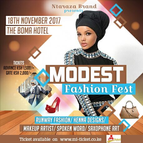 JackyKimani13's tweet photo. To all fashionistas #FashionPolice #MusicMeetsFashion #makeupartist  #models #hijabers @NtarazaBrand is the place to be #modest17 #runway 💯💯 https://t.co/H9PH5IU2ri