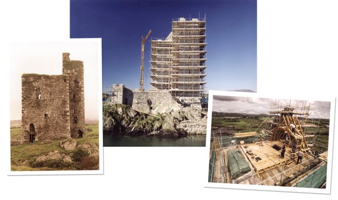 amhaunted's tweet photo. #JeremyIrons bought &amp; restored stunning, maybe #haunted, 15th century #KilcoeCastle on SW coast of Ireland https://t.co/hEgTsNIIHN https://t.co/bOXqjHuFO5