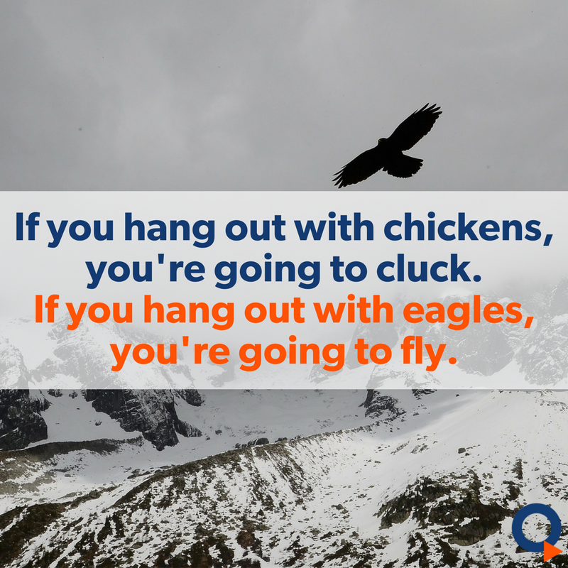 Quantum_Adv's tweet photo. Who you spend your time has a huge impact on the success of your business. Are you going to be a chicken or an eagle? #businessadvisory https://t.co/6QT9XQJsPQ