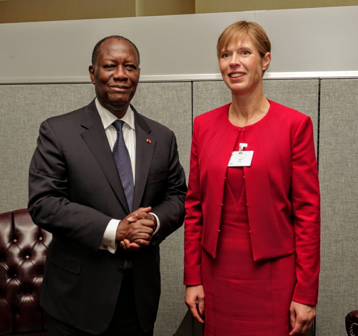 Discussed preparations for the #AUEUsummit with President <a href="/adosolutions/">ADO-AGRO SOLUTIONS</a> <a href="/cotedivoire_UN/">Cote d' Ivoire</a> <a href="/EstoniaUN/">Estonia in UN | #StandWithUkraine 🇺🇦</a> #UNGA72 #Agenda2030