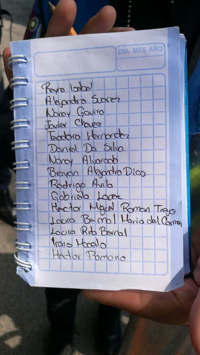 Va la lista de personas rescatadas en el edificio de Álvaro Obregón