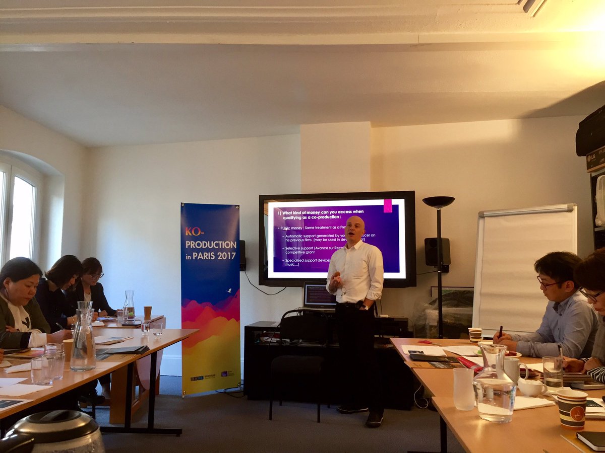 Kofik co-production seminar for Korean film makers in Paris