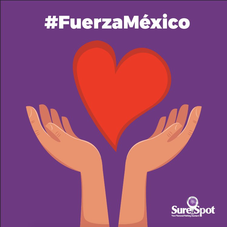 SureSpot share its condolences to our Mexican people. We will donate 5% of August revenue for the earthquake survivor. #FuerzaMexico #Sismo