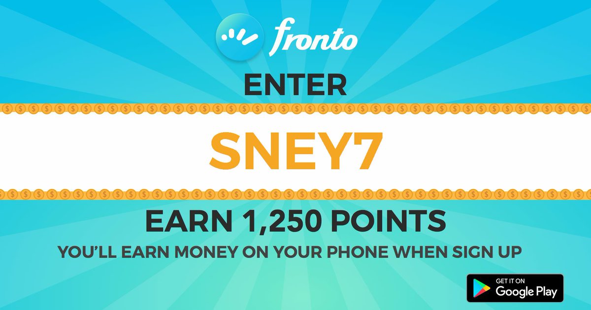 a569e623acfa438's tweet photo. Earn money on your phone - join Fronto. Enter 'SNEY7' to start with bonus 1,250 Points. https://t.co/DoRZhq9m24 #rewardapp #makemoney https://t.co/J5kNplGpH4