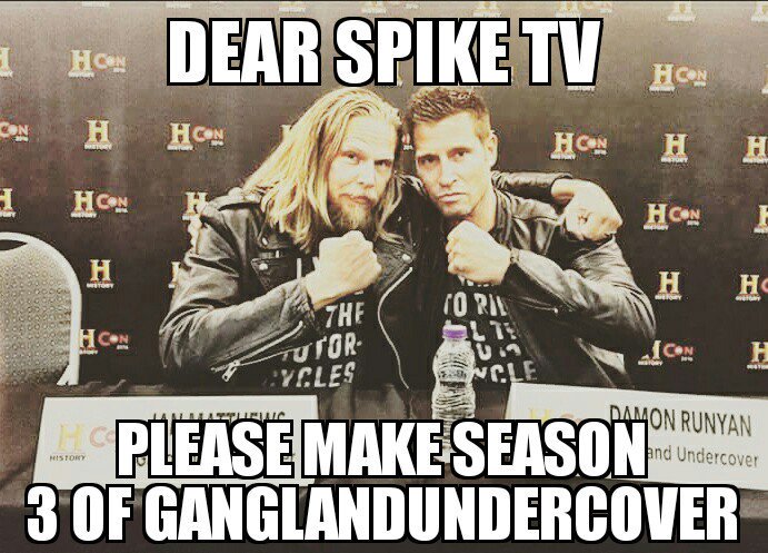 Keeli___'s tweet photo. @spike @Cineflix @CraveTVCanada @Harleyheaven81 @ToxicHula  #ganglandundercover Season 3 needs a great network ! https://t.co/JvD9mX0Zo7