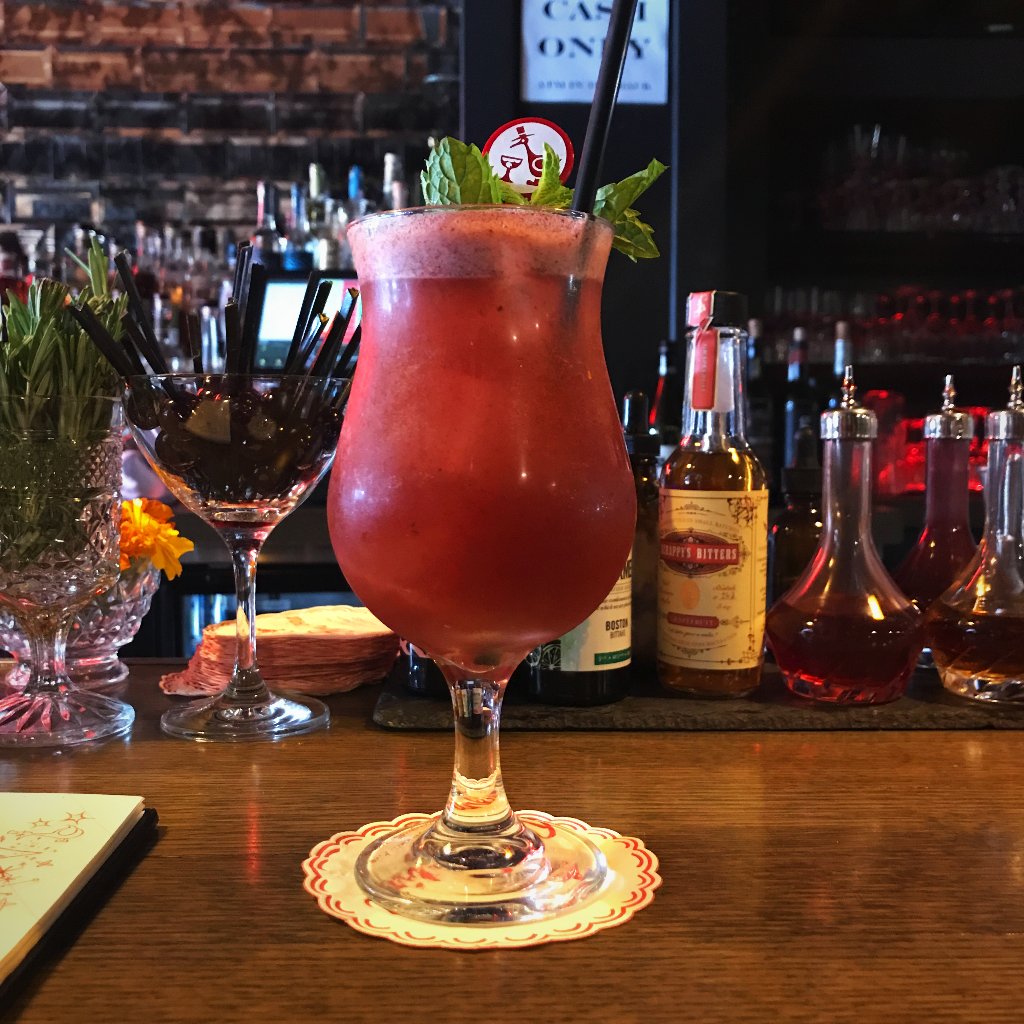 Have you tried a Last Stand? Wyoming Whiskey, fresh berries, mint, lemon, simple, ginger &amp; soda await. Cheers Birds!