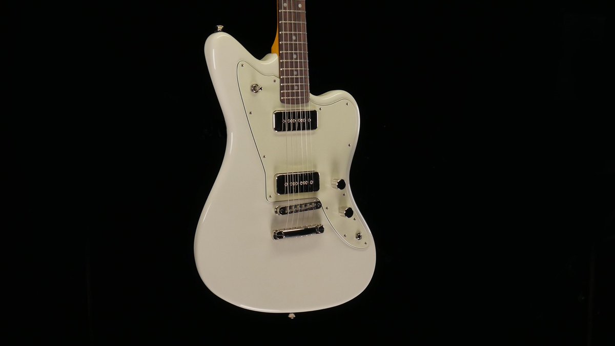 FanoGuitars's tweet photo. Standard JM6 P90 in Olympic White! What a clean guitar! https://t.co/0Il9jSD5eZ