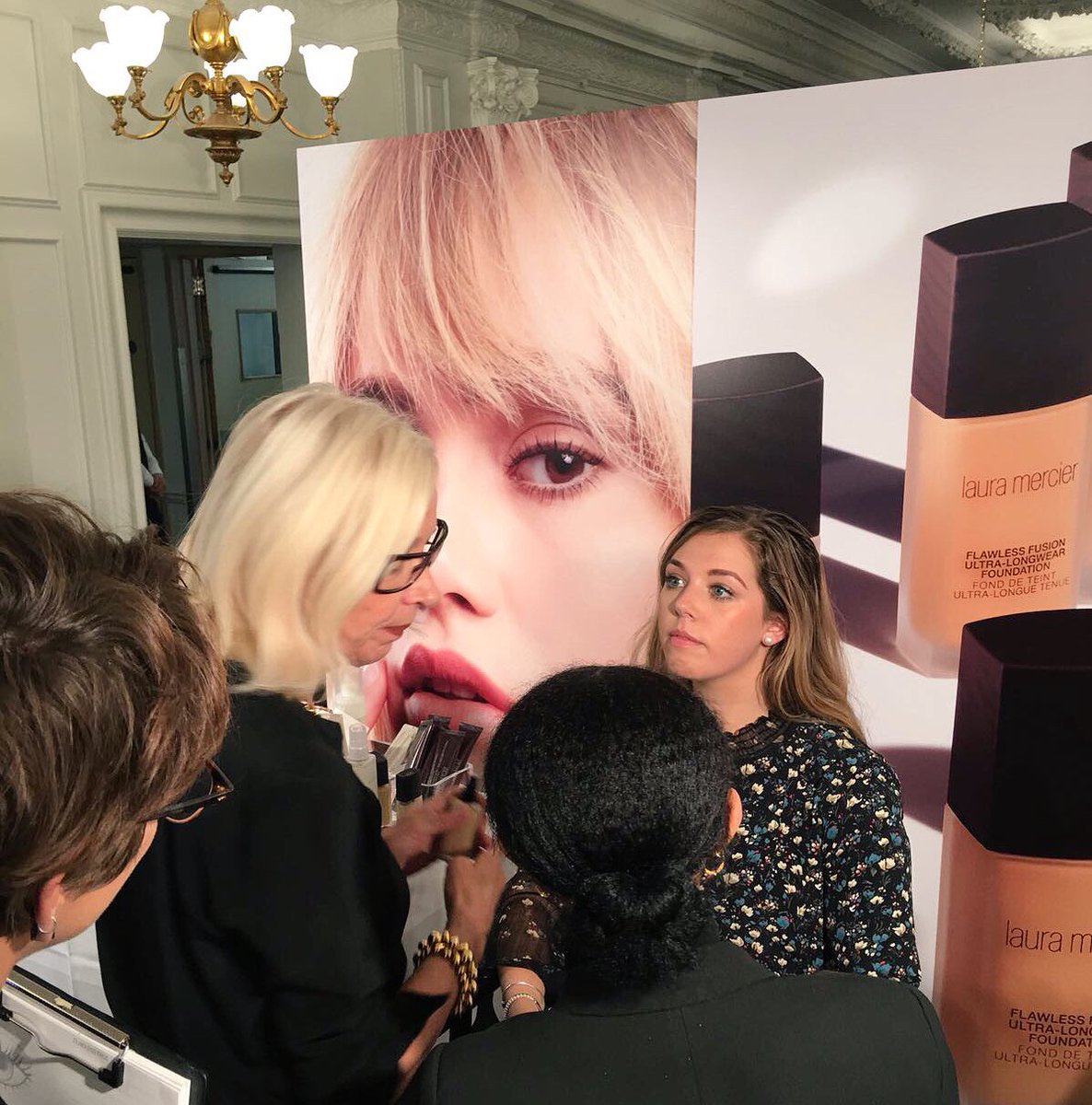 A great night <a href="/Harrods/">Harrods</a> talking all things make-up with <a href="/LauraMercierUK/">LauraMercierUK</a> &amp; <a href="/BritishVogue/">British Vogue</a> with special guests <a href="/byMaryGreenwell/">Mary Greenwell MBE</a>  <a href="/sukiwaterhouse/">Suki Waterhouse</a>